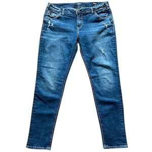 Silver Girlfriend Jeans